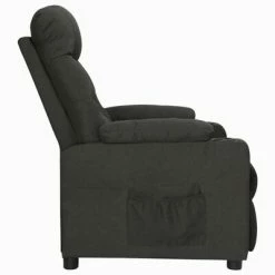 VidaXL Fauteuil inclinable Noir Tissu -Fauteuils Soldes image 4 339084