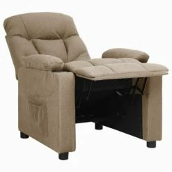 VidaXL Fauteuil inclinable Taupe Tissu -Fauteuils Soldes image 4 339090