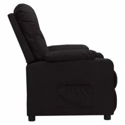VidaXL Fauteuil inclinable Noir Similicuir 11 VidaXL Fauteuil inclinable Noir Similicuir -Fauteuils Soldes image 4 339122