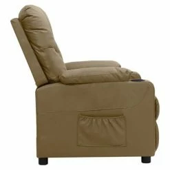 VidaXL Fauteuil inclinable Cappuccino Similicuir 11 VidaXL Fauteuil inclinable Cappuccino Similicuir -Fauteuils Soldes image 4 339124