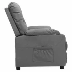 VidaXL Fauteuil inclinable Gris Similicuir -Fauteuils Soldes image 4 339126