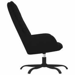 VidaXL Chaise de relaxation Noir Velours -Fauteuils Soldes image 4 341211