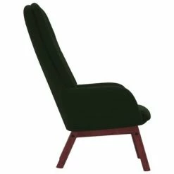VidaXL Chaise de relaxation Vert foncé Velours 11 VidaXL Chaise de relaxation Vert foncé Velours -Fauteuils Soldes image 4 341220