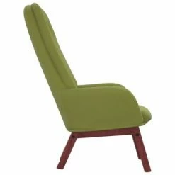 VidaXL Chaise de relaxation Vert clair Velours -Fauteuils Soldes image 4 341221