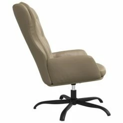 VidaXL Chaise de relaxation Cappuccino Similicuir -Fauteuils Soldes image 4 341246