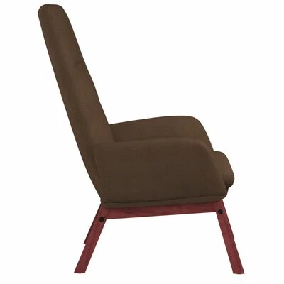 VidaXL Chaise de relaxation Marron Tissu 6 VidaXL Chaise de relaxation Marron Tissu – Image 4