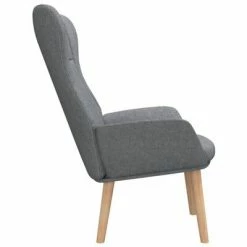 VidaXL Chaise de relaxation Gris clair Tissu 11 VidaXL Chaise de relaxation Gris clair Tissu -Fauteuils Soldes image 4 341394