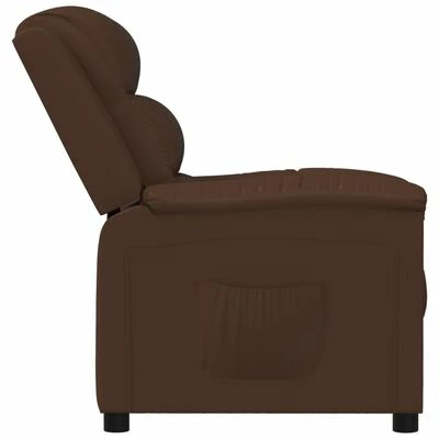 VidaXL Fauteuil inclinable Marron Similicuir 6 VidaXL Fauteuil inclinable Marron Similicuir â Image 4