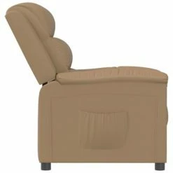 VidaXL Fauteuil inclinable Cappuccino Similicuir -Fauteuils Soldes image 4 342369