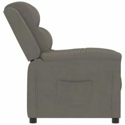 VidaXL Fauteuil inclinable Gris clair Velours 11 VidaXL Fauteuil inclinable Gris clair Velours -Fauteuils Soldes image 4 342377