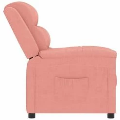 VidaXL Fauteuil inclinable Rose Velours -Fauteuils Soldes image 4 342381