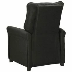 VidaXL Fauteuil inclinable Noir Tissu -Fauteuils Soldes image 4 342437