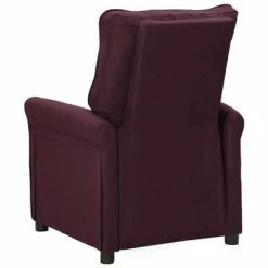 VidaXL Fauteuil inclinable Violet Tissu 11 VidaXL Fauteuil inclinable Violet Tissu -Fauteuils Soldes image 4 342441