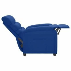 VidaXL Fauteuil inclinable Bleu Tissu 11 VidaXL Fauteuil inclinable Bleu Tissu -Fauteuils Soldes image 4 342710