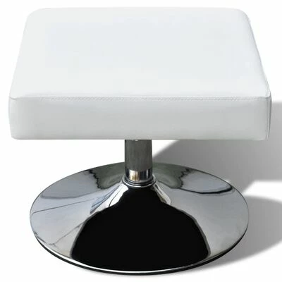 VidaXL Fauteuil TV Blanc Similicuir 7 VidaXL Fauteuil TV Blanc Similicuir – Image 5