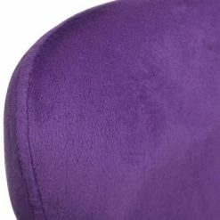 VidaXL Fauteuil pivotant en forme d’œuf avec coussin Violet Velours -Fauteuils Soldes image 5 241177