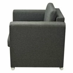 VidaXL Fauteuil Gris foncé Tissu -Fauteuils Soldes image 5 243582