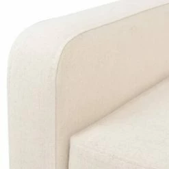 VidaXL Fauteuil Blanc crème Tissu -Fauteuils Soldes image 5 245449