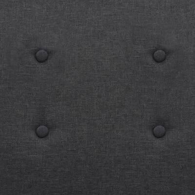 VidaXL Fauteuil Gris foncé Acier et tissu 7 VidaXL Fauteuil Gris foncé Acier et tissu – Image 5