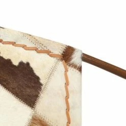 VidaXL Chaise Losange Marron Cuir véritable -Fauteuils Soldes image 5 246370