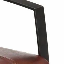 VidaXL Fauteuil Marron Cuir véritable -Fauteuils Soldes image 5 246387