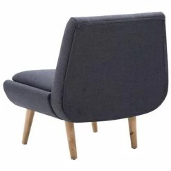 VidaXL Fauteuil sans accoudoirs Gris foncé Tissu -Fauteuils Soldes image 5 246984