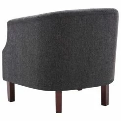 VidaXL Fauteuil Gris foncé Tissu 12 VidaXL Fauteuil Gris foncé Tissu -Fauteuils Soldes image 5 247003