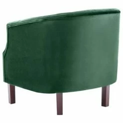 VidaXL Fauteuil Vert Velours -Fauteuils Soldes image 5 247011