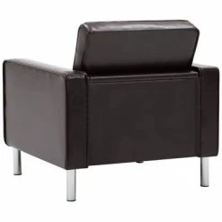VidaXL Fauteuil Marron Similicuir -Fauteuils Soldes image 5 247017