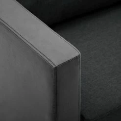 VidaXL Fauteuil Noir et gris foncé Similicuir 12 VidaXL Fauteuil Noir et gris foncé Similicuir -Fauteuils Soldes image 5 247167