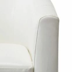 VidaXL Fauteuil Blanc Similicuir -Fauteuils Soldes image 5 248054
