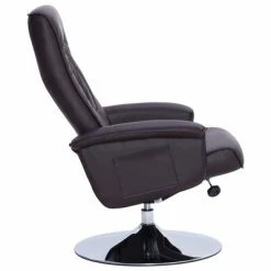 VidaXL Fauteuil inclinable avec repose-pied Marron Similicuir -Fauteuils Soldes image 5 248489