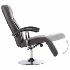 VidaXL Fauteuil TV Gris Similicuir -Fauteuils Soldes image 5 248588