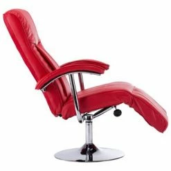 VidaXL Fauteuil TV Rouge Similicuir 12 VidaXL Fauteuil TV Rouge Similicuir -Fauteuils Soldes image 5 248592