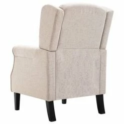 VidaXL Fauteuil Beige Tissu -Fauteuils Soldes image 5 248614