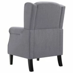 VidaXL Fauteuil Gris foncé Tissu 12 VidaXL Fauteuil Gris foncé Tissu -Fauteuils Soldes image 5 248616