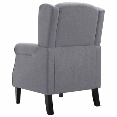 VidaXL Fauteuil Gris foncé Tissu 7 VidaXL Fauteuil Gris foncé Tissu – Image 5
