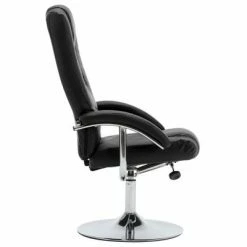 VidaXL Fauteuil inclinable avec repose-pied Noir Similicuir -Fauteuils Soldes image 5 248653