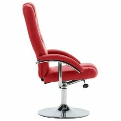 VidaXL Fauteuil inclinable avec repose-pied Rouge Similicuir -Fauteuils Soldes image 5 248658