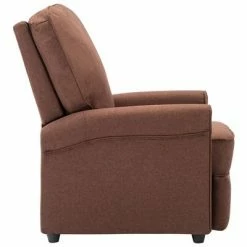 VidaXL Fauteuil inclinable TV Marron Tissu -Fauteuils Soldes image 5 248668