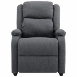 VidaXL Fauteuil inclinable TV Gris foncé Tissu 12 VidaXL Fauteuil inclinable TV Gris foncé Tissu -Fauteuils Soldes image 5 248695