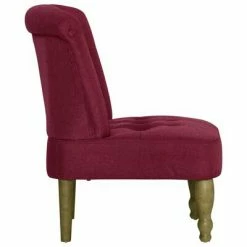 VidaXL Chaises françaises 2 pcs Rouge bordeaux Tissu 12 VidaXL Chaises françaises 2 pcs Rouge bordeaux Tissu -Fauteuils Soldes image 5 282137