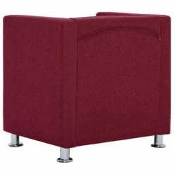VidaXL Fauteuil cube Rouge bordeaux Tissu 12 VidaXL Fauteuil cube Rouge bordeaux Tissu -Fauteuils Soldes image 5 282151