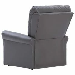 VidaXL Chaise inclinable Gris Similicuir -Fauteuils Soldes image 5 282168