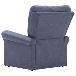 VidaXL Chaise inclinable Gris Similicuir daim -Fauteuils Soldes image 5 282178