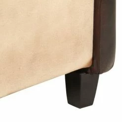 VidaXL Fauteuil Brun roux et noir Cuir véritable 12 VidaXL Fauteuil Brun roux et noir Cuir véritable -Fauteuils Soldes image 5 283761