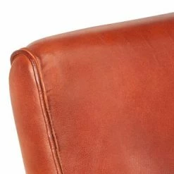 VidaXL Fauteuil tube Marron 60x73x77 cm Cuir véritable -Fauteuils Soldes image 5 286946