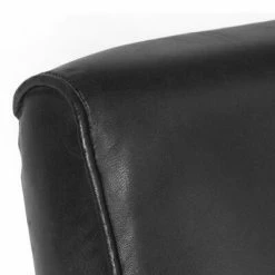 VidaXL Fauteuil tube Noir 60x73x77 cm Cuir véritable -Fauteuils Soldes image 5 286947
