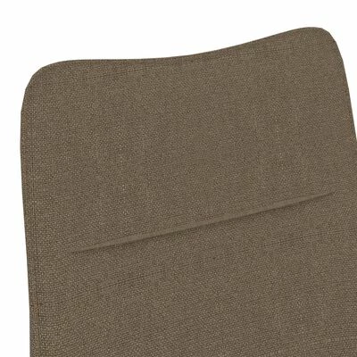 VidaXL Chaise de canapé Taupe Tissu 7 VidaXL Chaise de canapé Taupe Tissu – Image 5