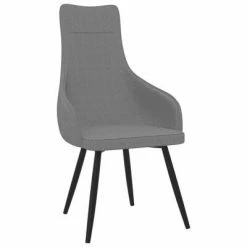 VidaXL Chaise de canapé avec repose-pied Gris clair Tissu -Fauteuils Soldes image 5 288602